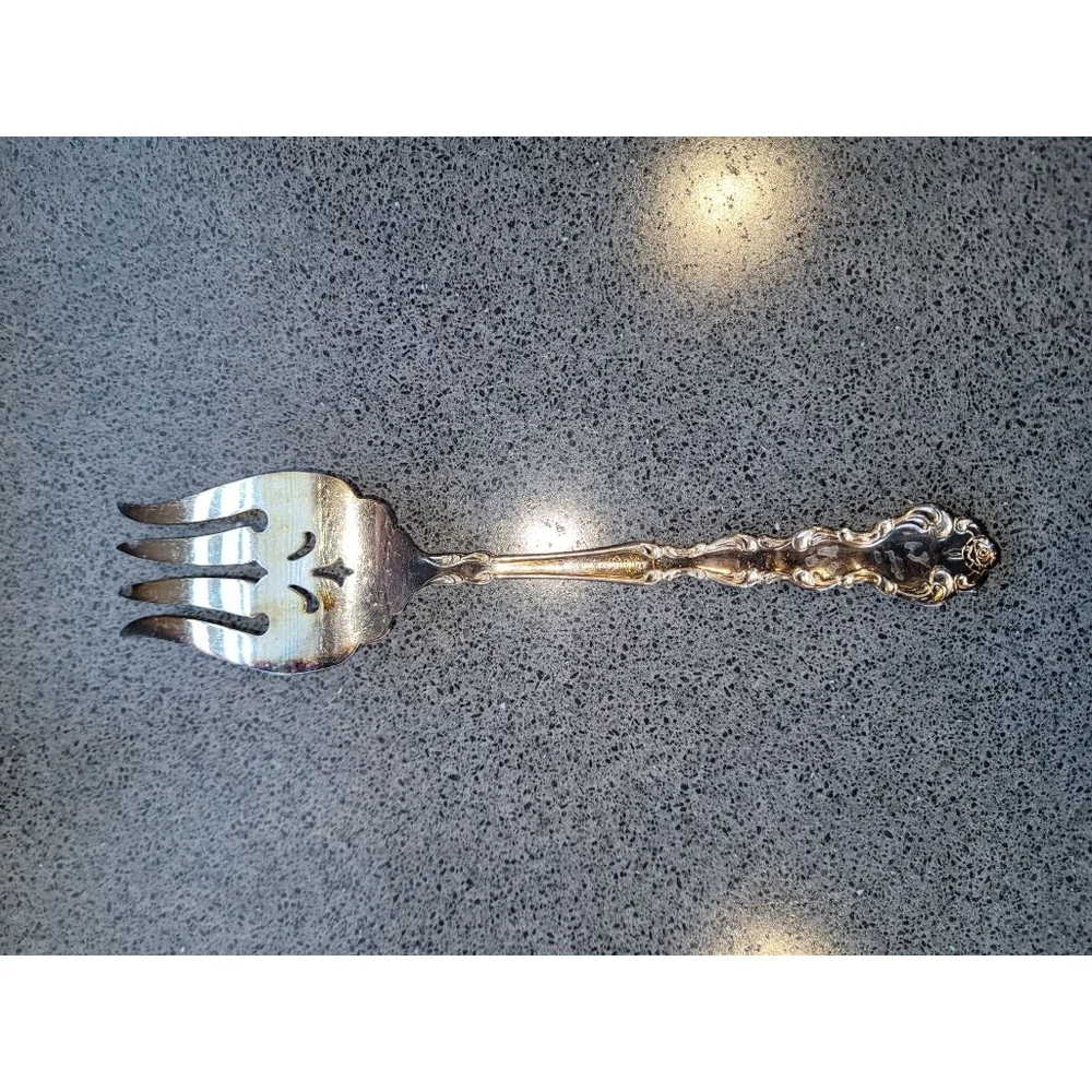 Oneida Community BEETHOVEN Cold Meat Serving Fork Silverplate Betty Crocker